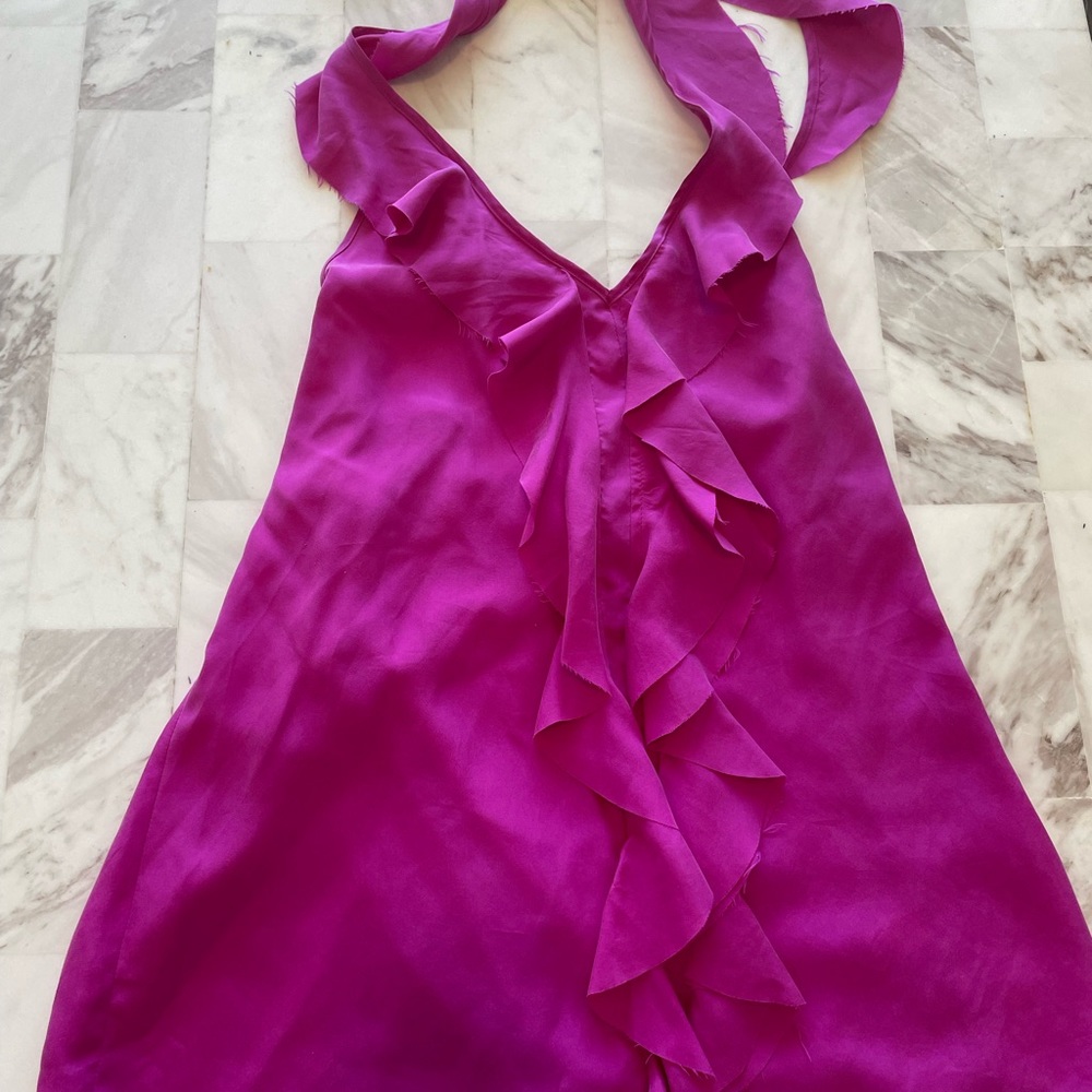 NWOT | Silk Banana Republic Pink Halter | Size S